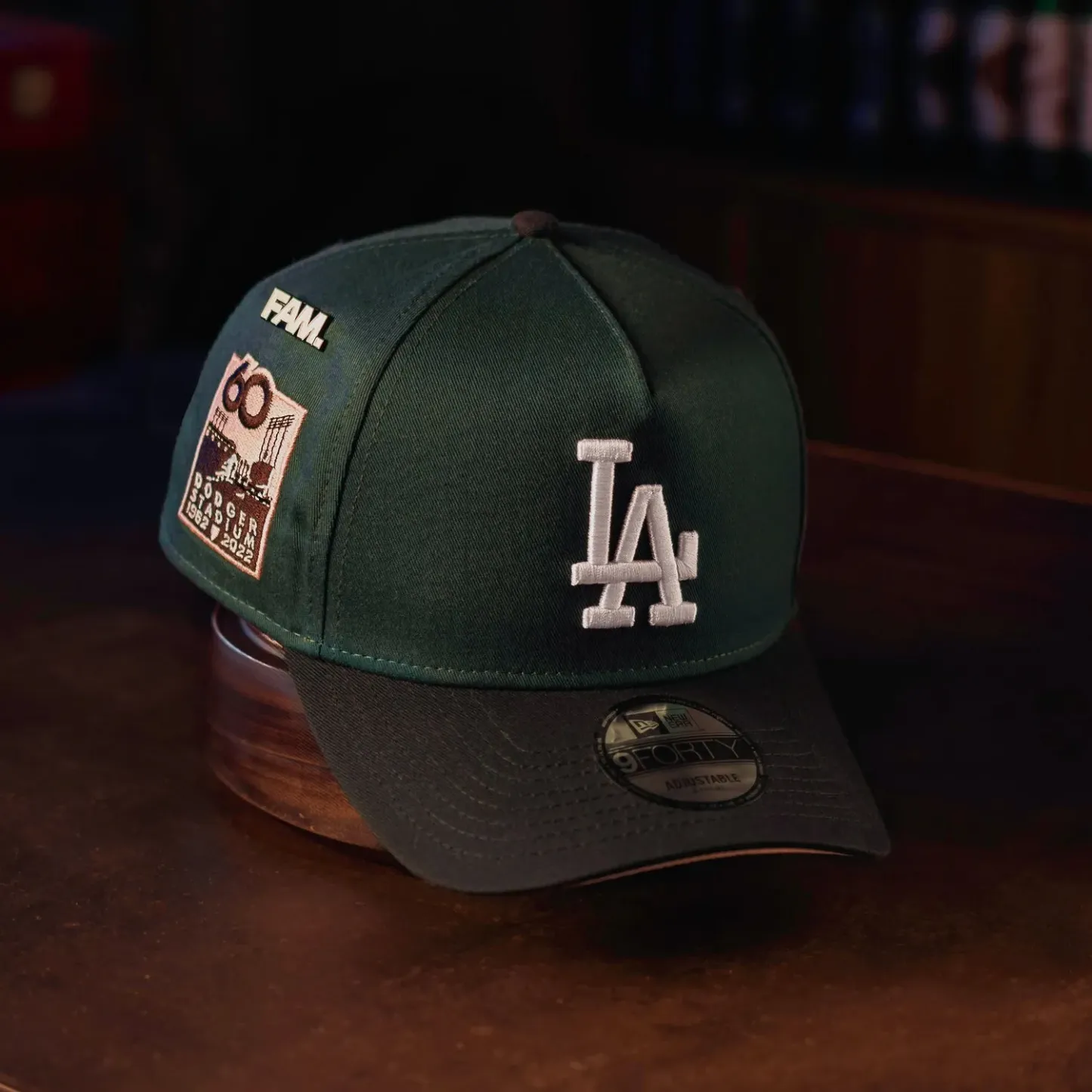 NEW ERA 9FORTY A-FRAME LOS ANGELES DODGERS 60TH ANNIVERSARY TWO TONE / PINK UV SNAPBACK CAP-Maverick