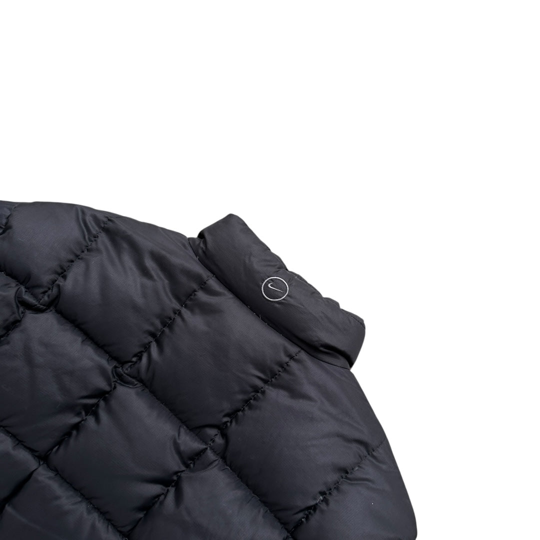 Vintage Y2K Puffer Daunenjacke Schwarz Pink-Maverick