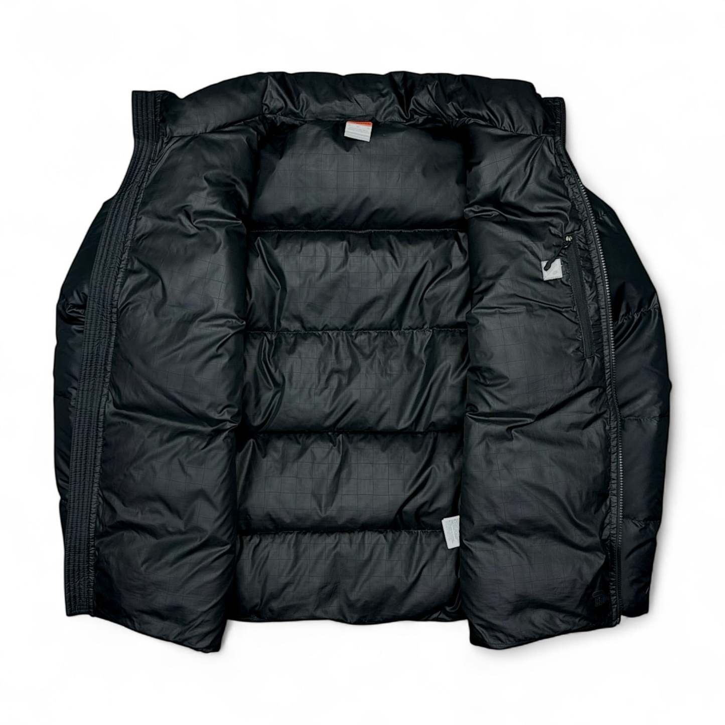 Vintage Puffer Daunenjacke Schwarz-Maverick