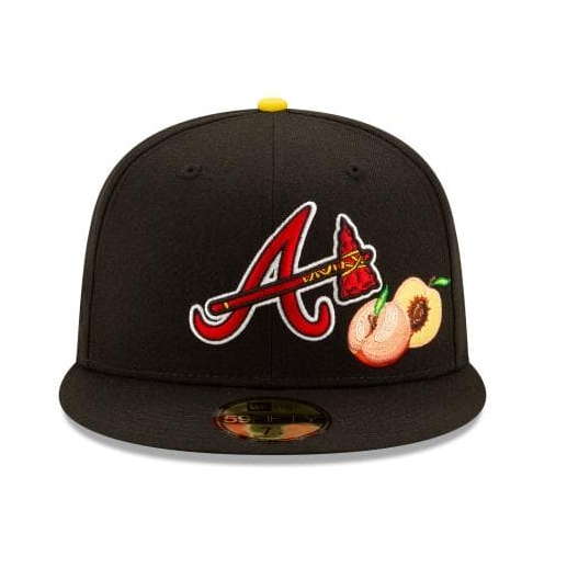 NEW ERA OFFSET X ATLANTA BRAVES EMBROIDERED CASUAL BASEBALL CAP-Maverick