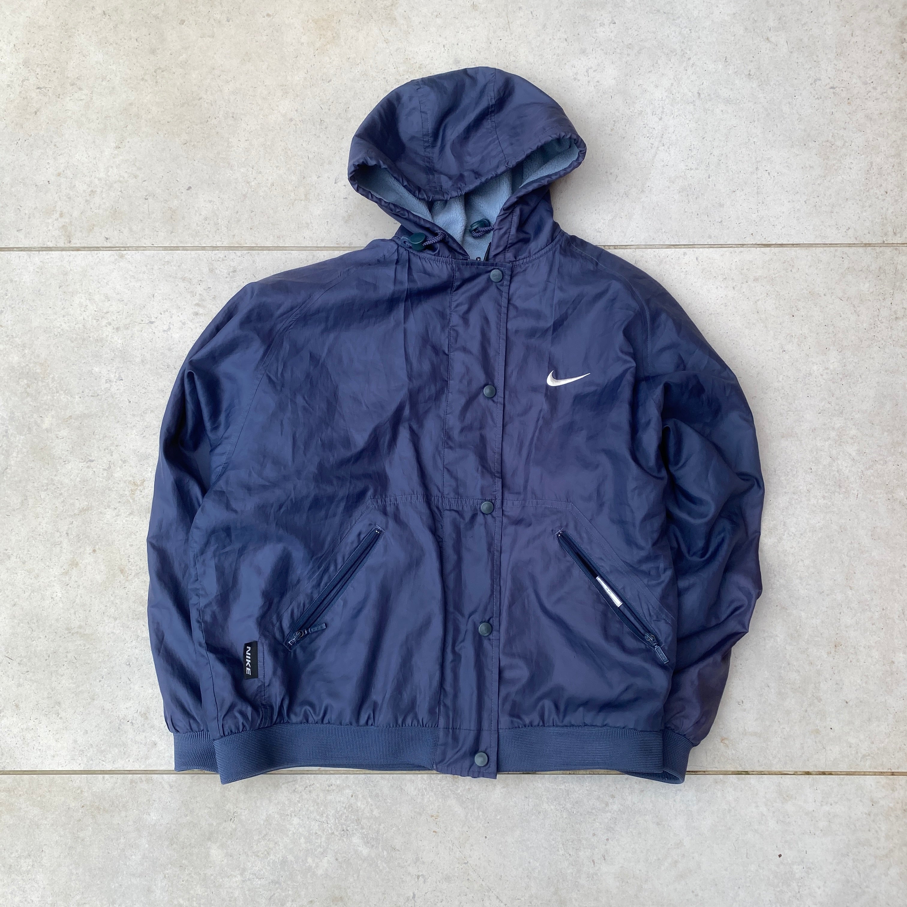 2000'sReversible Fleece Coat Jacket Blue-Maverick