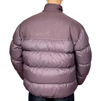 Vintage Y2K Puffer Daunenjacke Rotwein-Maverick