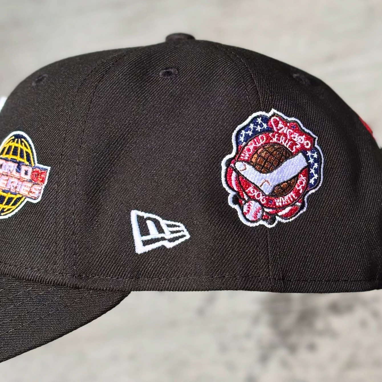 NEW ERA CHICAGO WHITE SOX COUNT THE RINGS EMBROIDERED CASUAL BASEBALL CAP-Maverick