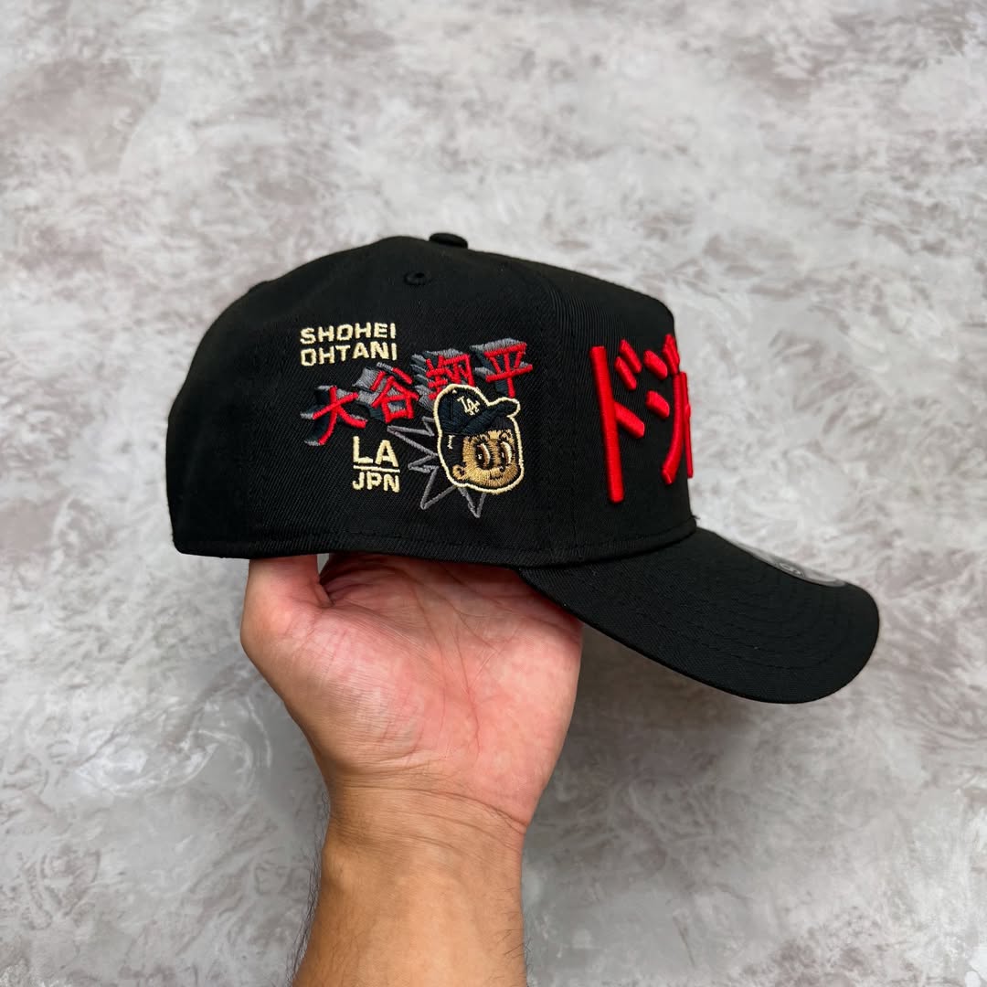 NEW ERA LOS ANGELES DODGERS OHTANI 9FORTY KANJI ROJO-Maverick
