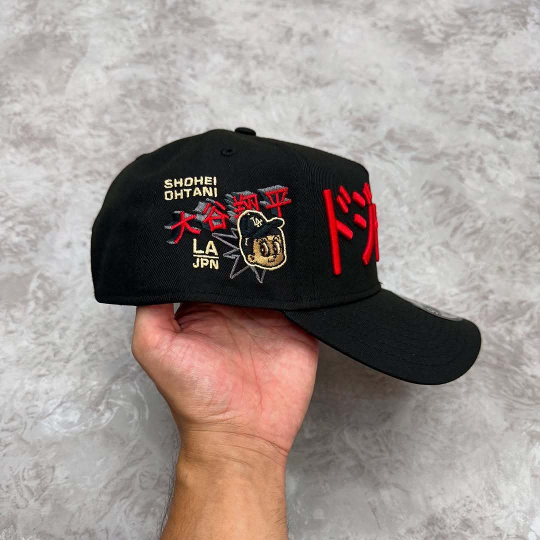 NEW ERA LOS ANGELES DODGERS OHTANI 9FORTY KANJI ROJO-Maverick