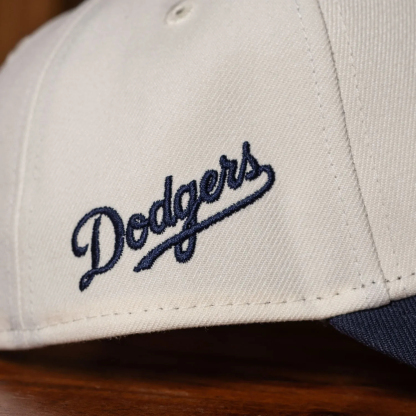 NEW ERA 9FORTY A-FRAME MLB LOS ANGELES DODGERS SCRIPT TWO TONE / GREY UV SNAPBACK CAP-Maverick