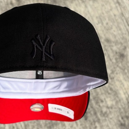 NEW ERA NEW YORK YANKEES WORLD SERIES 1927 BLACK FIRE EDITION EMBROIDERED CASUAL BASEBALL CAP-Maverick