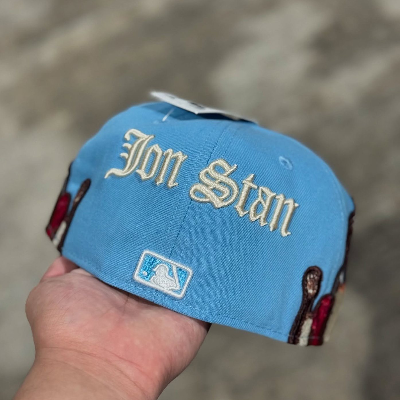 NEW ERA JON STAN X CHICAGO WHITE SOX BLUE EMBROIDERED CASUAL BASEBALL CAP-Maverick