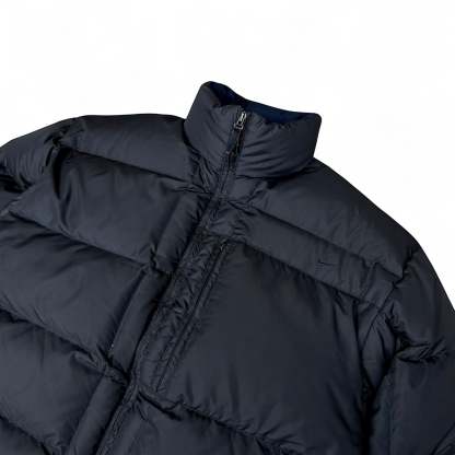 Vintage Y2K Puffer Daunenjacke Schwarz-Maverick