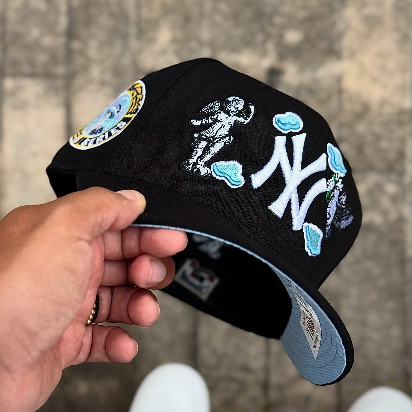 NEW ERA NY YANKEES OF WORLD SERIES EMBROIDERED CASUAL BASEBALL CAP-Maverick