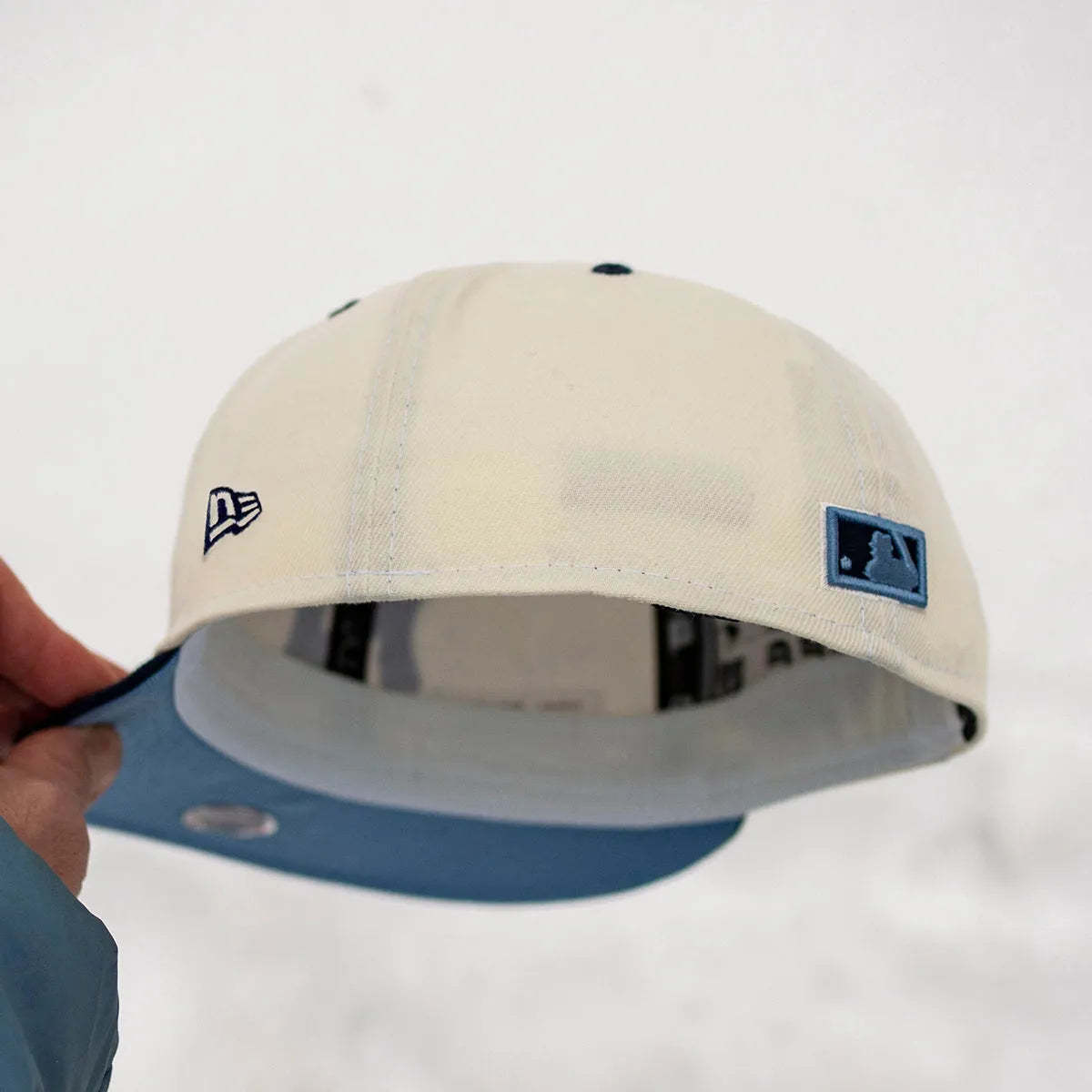 NEW ERA 59FIFTY MLB NEW YORK YANKEES YANKEE STADIUM 2008 TWO TONE/ SKY BLUE UV-Maverick