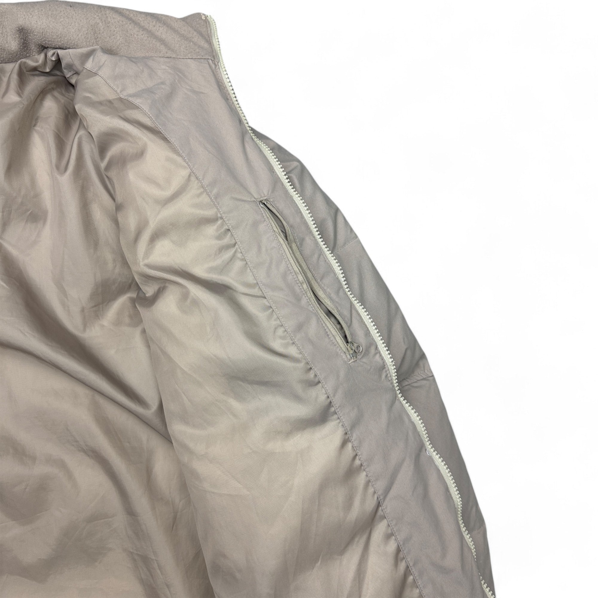 Vintage Y2K Puffer Daunenjacke Beige-Maverick