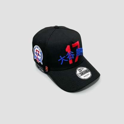 NEW ERA LOS ANGELES DODGERS OHTANI  METALLIC BLACK 9FIFTY A-FRAME SNAPBACK HAT-Maverick
