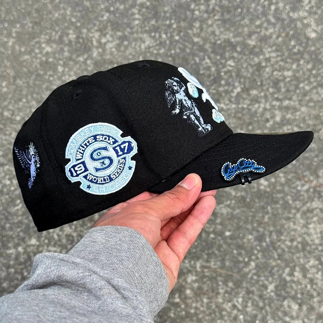 NEW ERA CHICAGO WHITE SOX EMBROIDERED CASUAL BASEBALL CAP-Maverick