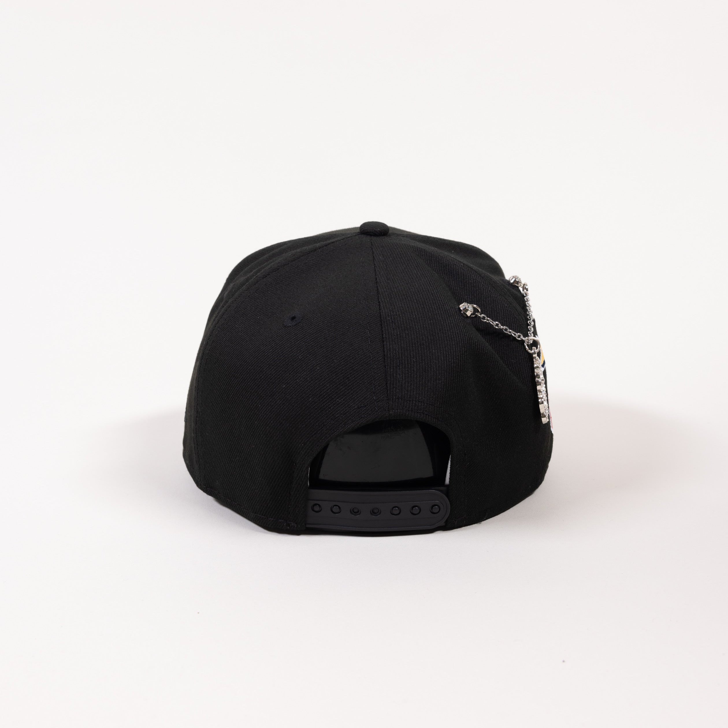 NEW ERA EXCLUSIVE 9FIFTY A-FRAME BLACK ATLANTA BRAVES SNAPBACK W/ 2000 ALL STAR GAME SIDE PATCH-Maverick