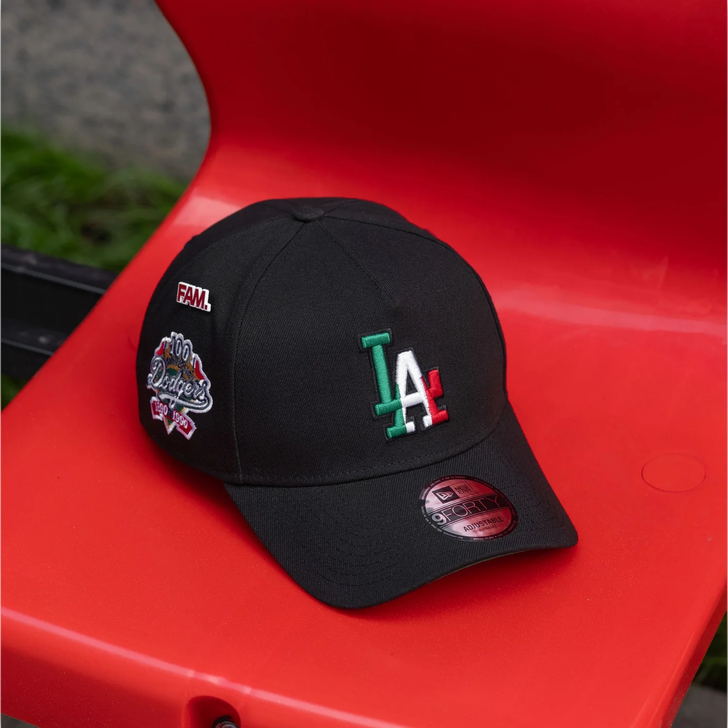NEW ERA 9FORTY A-FRAME LOS ANGELES DODGERS 100TH ANNIVERSARY BLACK / KELLY GREEN UV SNAPBACK-Maverick