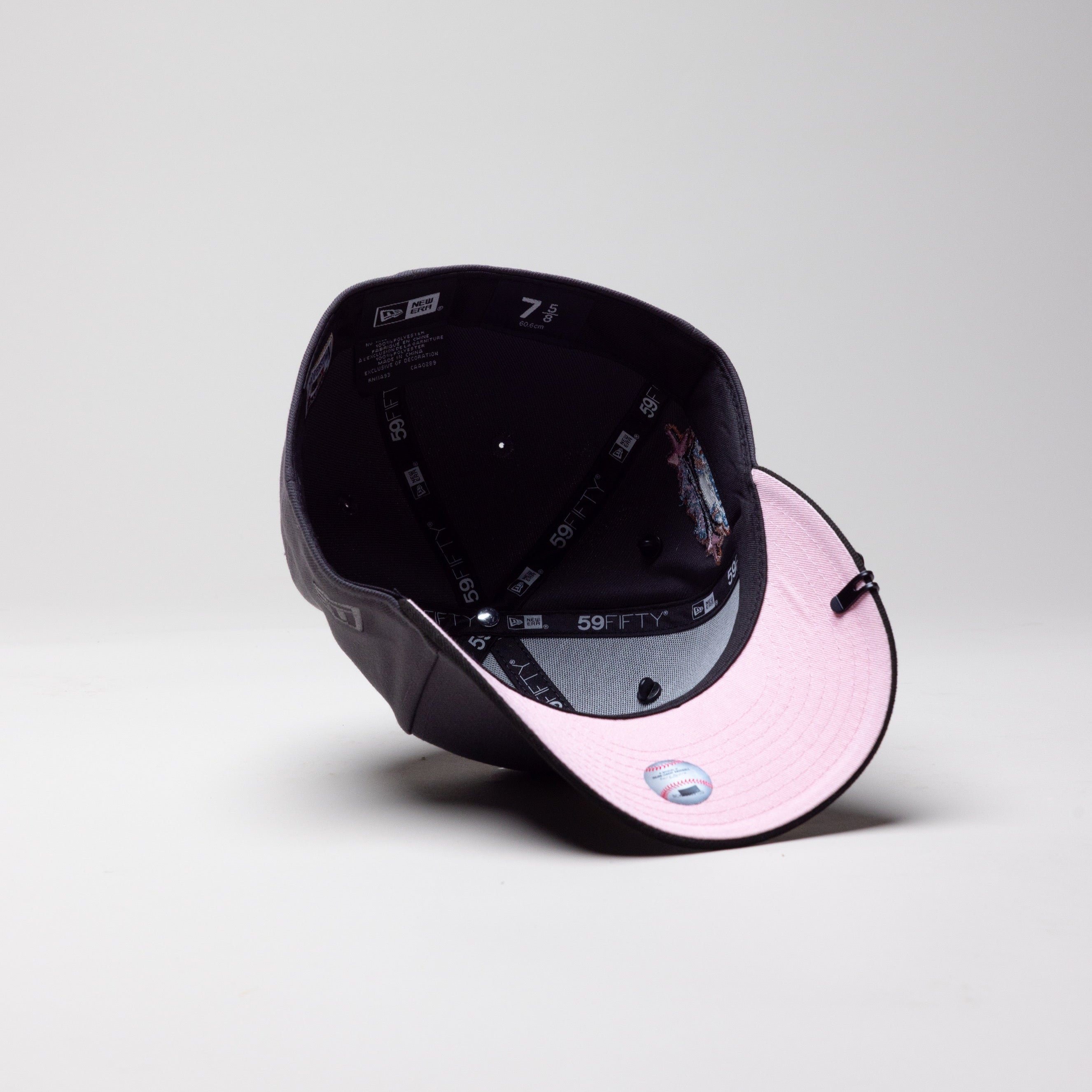 NEW ERA 59FIFTY DARK GREY/ BLACK ATLANTA BRAVES W/ 2000 ALL STAR GAME SIDE PATCH-Maverick