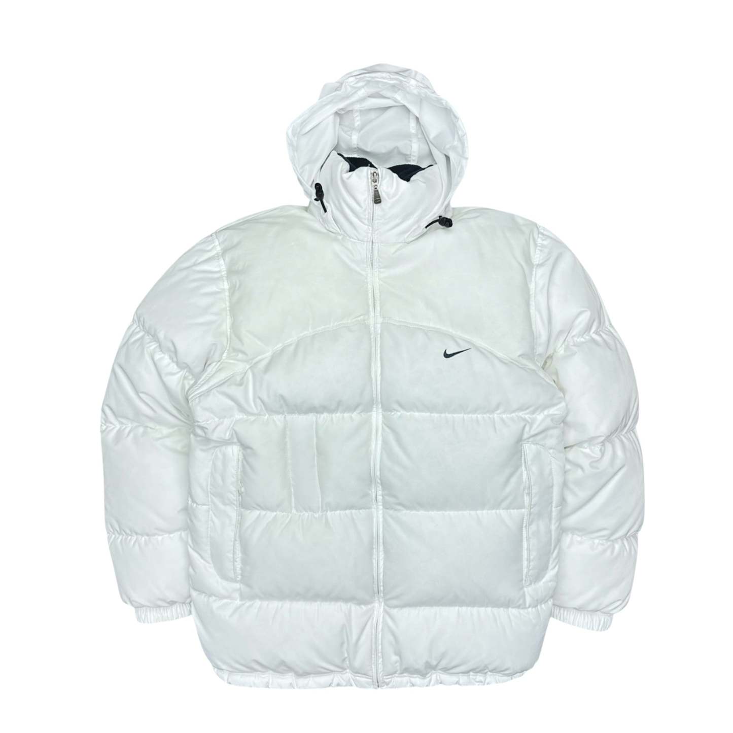 Vintage Y2K Puffer Daunenjacke Wei?-Maverick