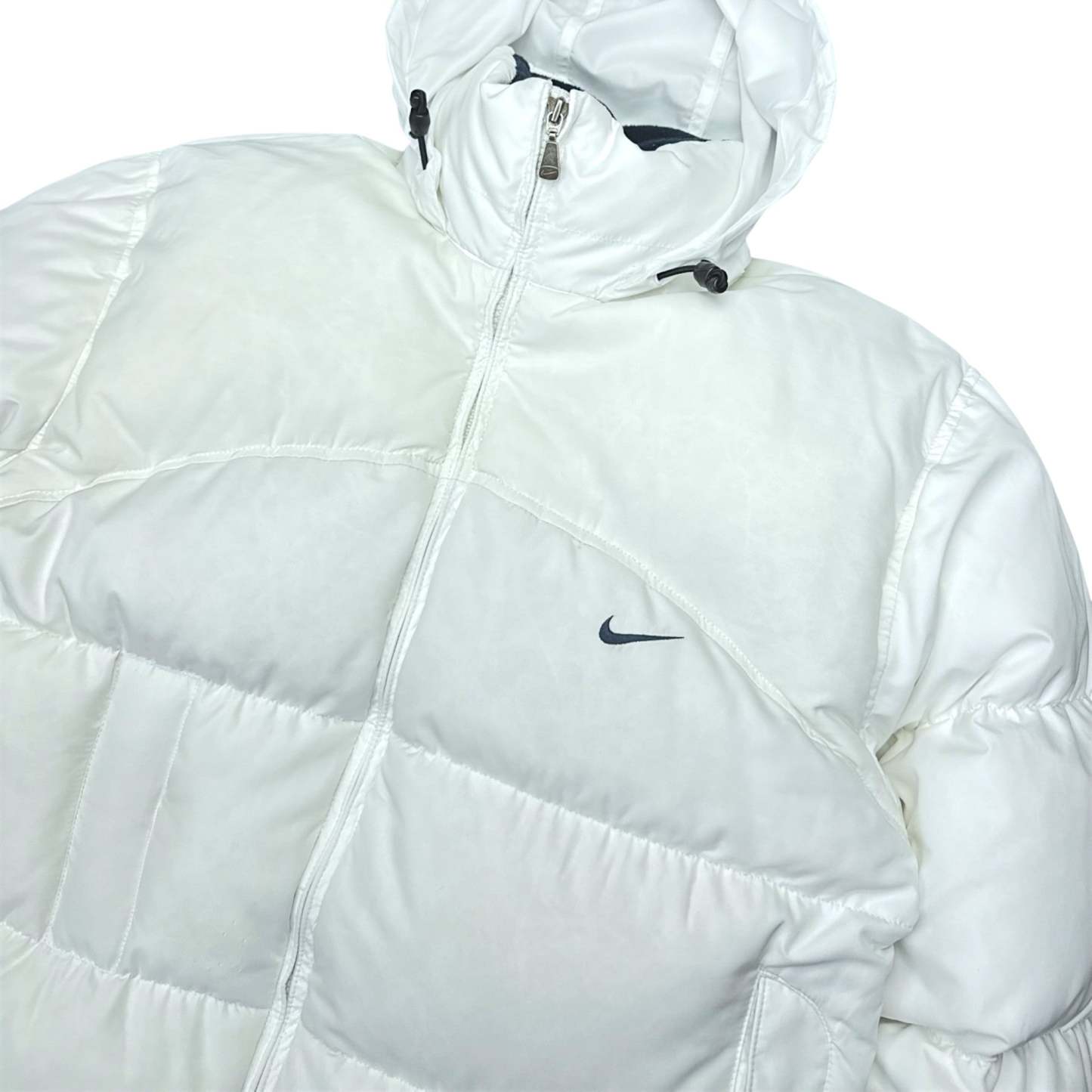 Vintage Y2K Puffer Daunenjacke Wei?-Maverick