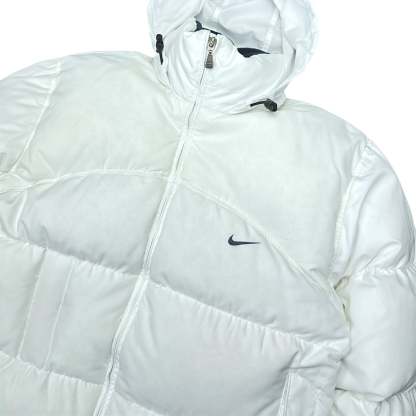 Vintage Y2K Puffer Daunenjacke Wei?-Maverick