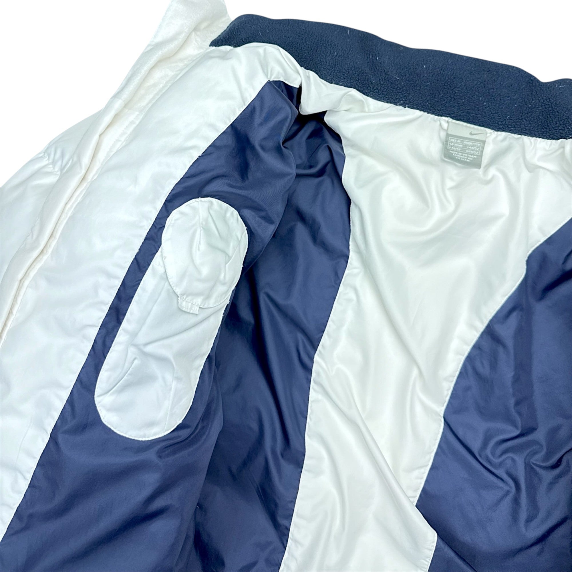 Vintage Y2K Puffer Daunenjacke Wei?-Maverick