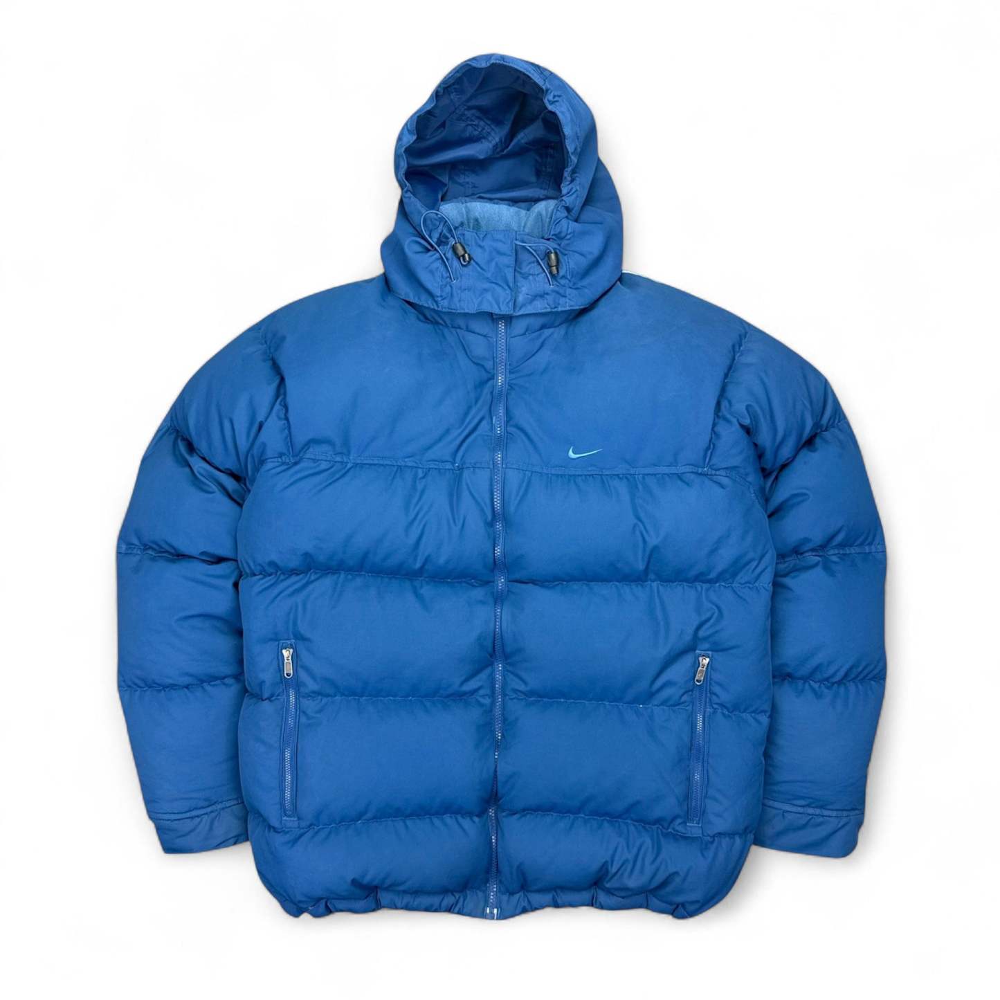 Vintage Y2K Puffer Jacke Blau-Maverick