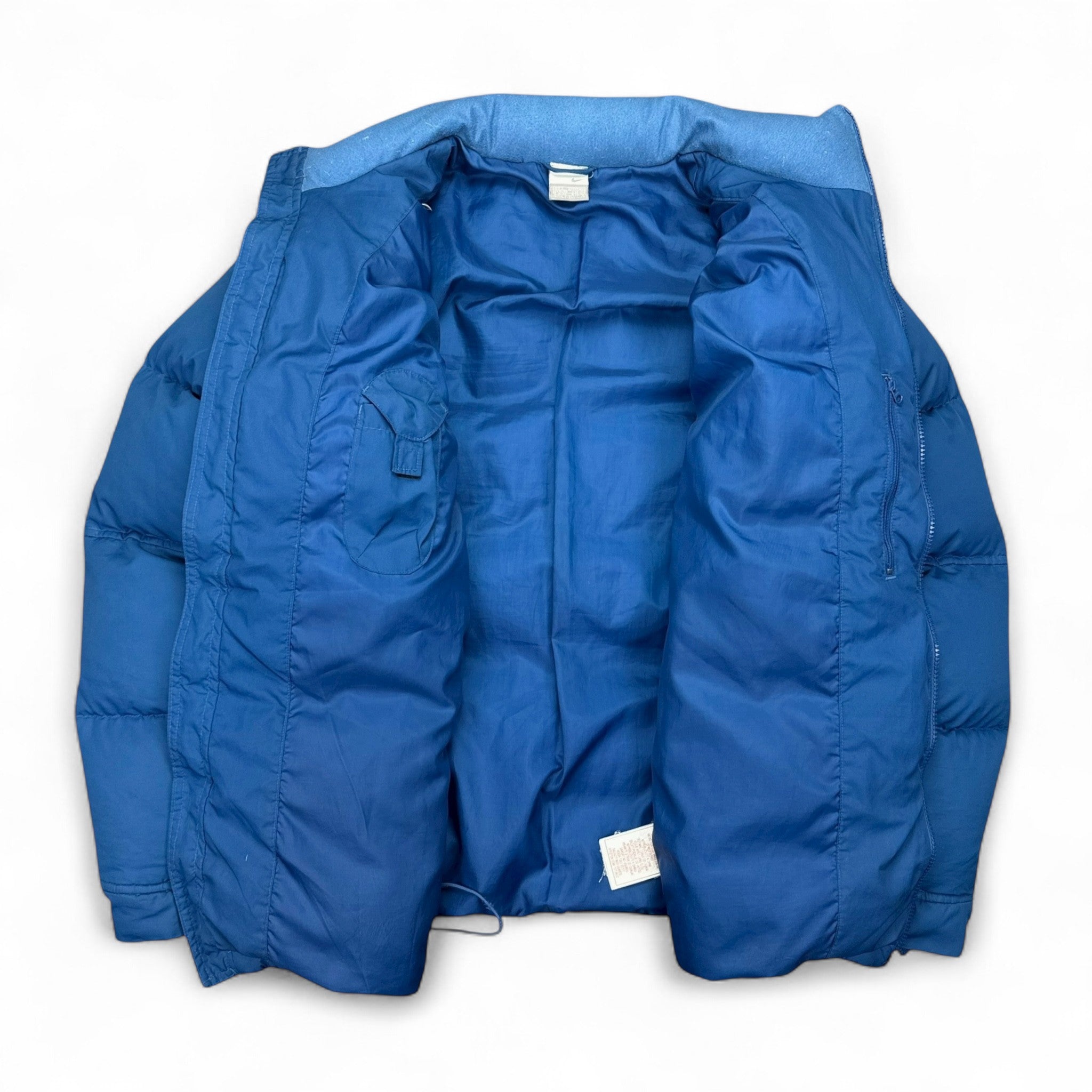 Vintage Y2K Puffer Jacke Blau-Maverick