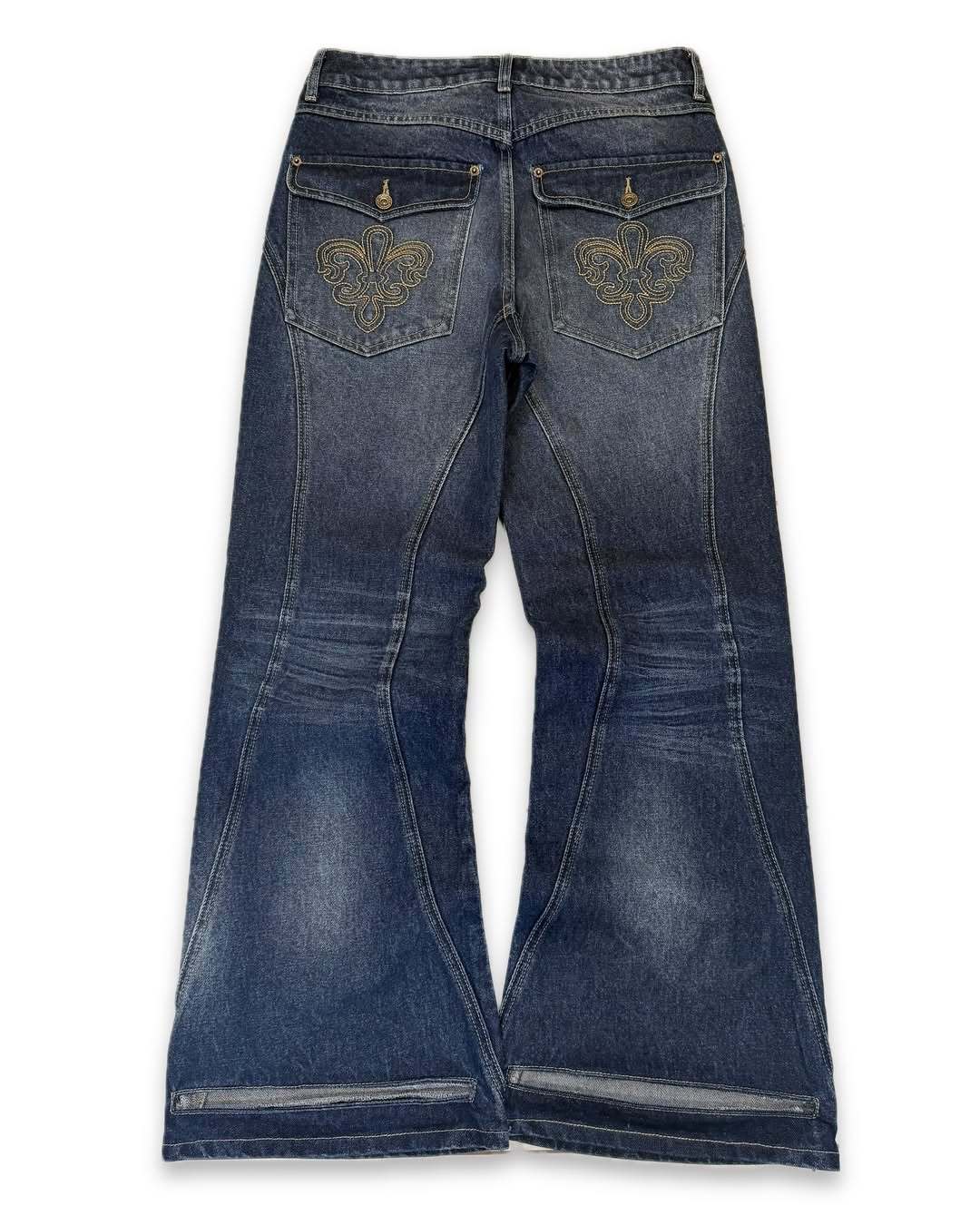 VINTAGE FLARED DENIM JEANS