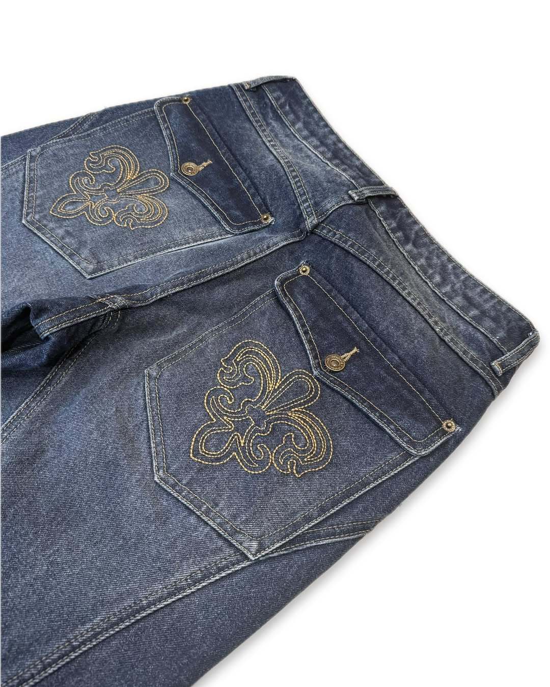 VINTAGE FLARED DENIM JEANS