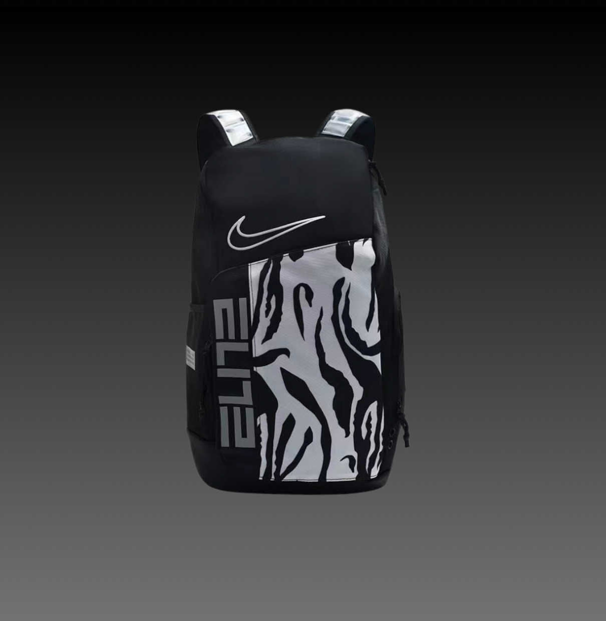 Hoop Armour Elite Backpack Black White-Maverick