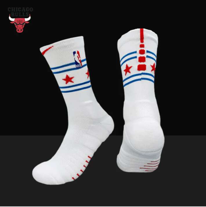 Hoop ArmourChicago Elite Socks White-Maverick