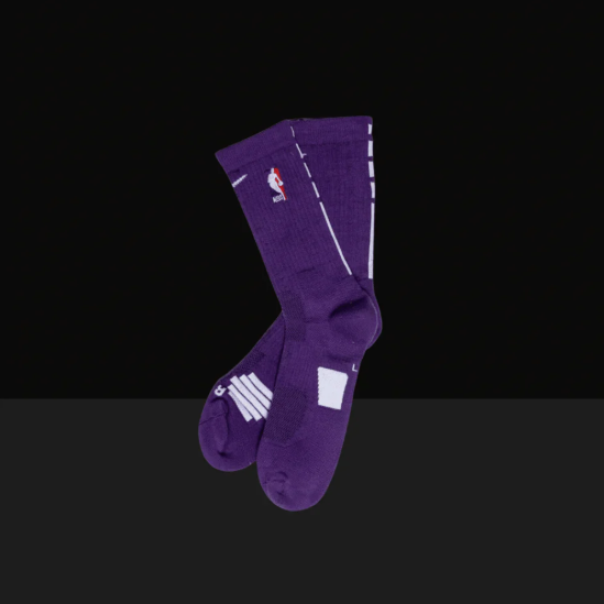 Hoop ArmourElite Socks Purple/White-Maverick