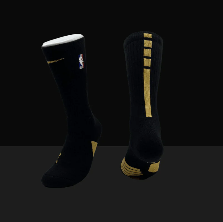 Hoop ArmourElite Socks Black/Gold-Maverick