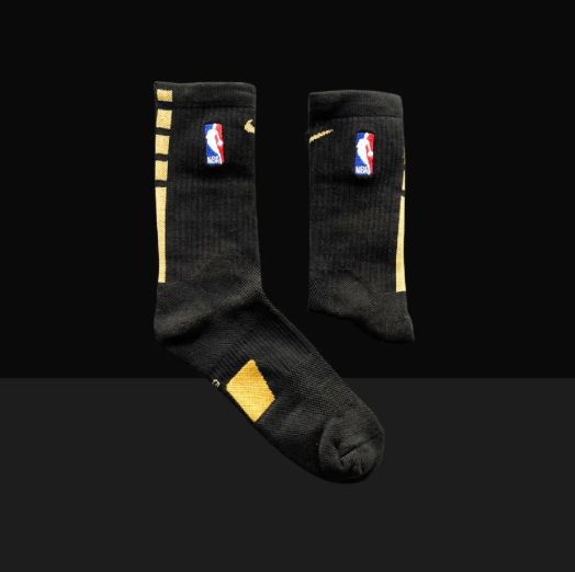 Hoop ArmourElite Socks Black/Gold-Maverick
