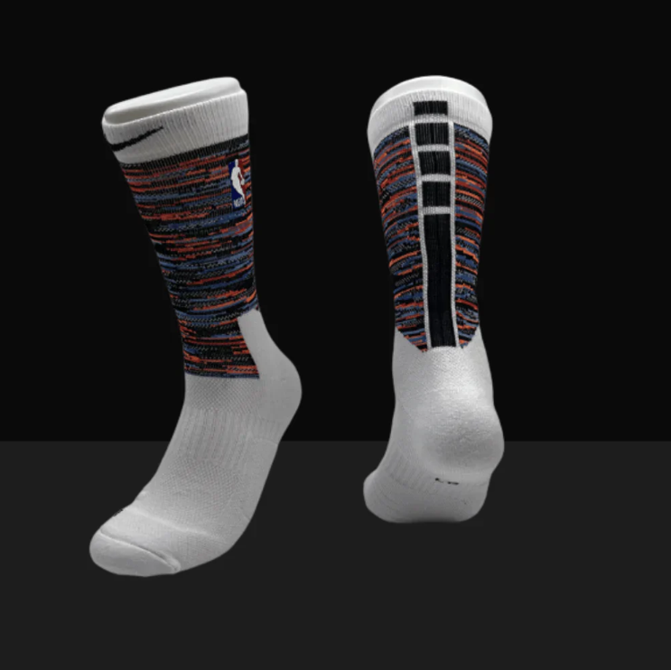 Hoop ArmourBrooklyn City Elite Socks White-Maverick