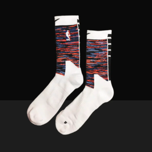 Hoop ArmourBrooklyn City Elite Socks White-Maverick