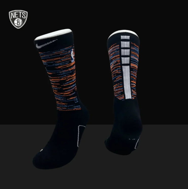 Hoop ArmourBrooklyn City Elite Socks Black-Maverick