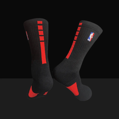 Hoop ArmourElite Socks Black/Red-Maverick