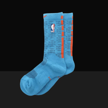 Hoop ArmourOklahoma Elite Socks Blue/Orange-Maverick