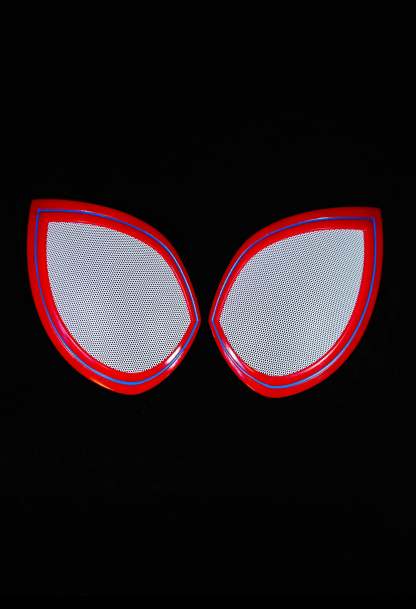 Big Lenses Black&Red Face Shell Mask