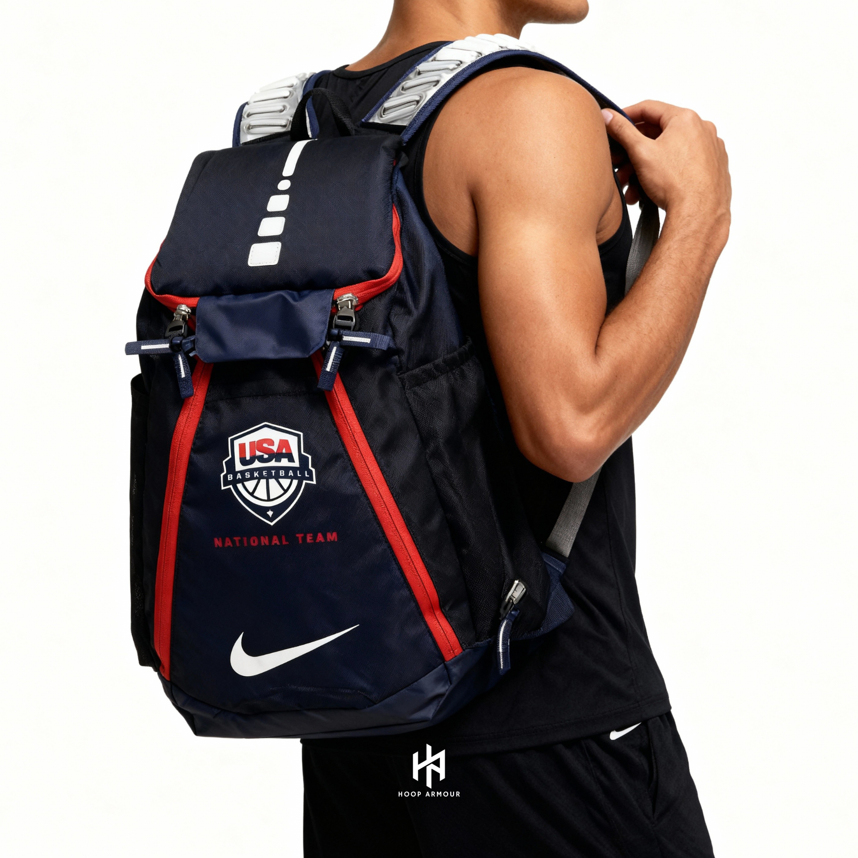 Hoop Armour Elite Backpack Team USA Navy-Maverick