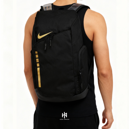 Hoop Armour Elite Backpack Black Gold-Maverick