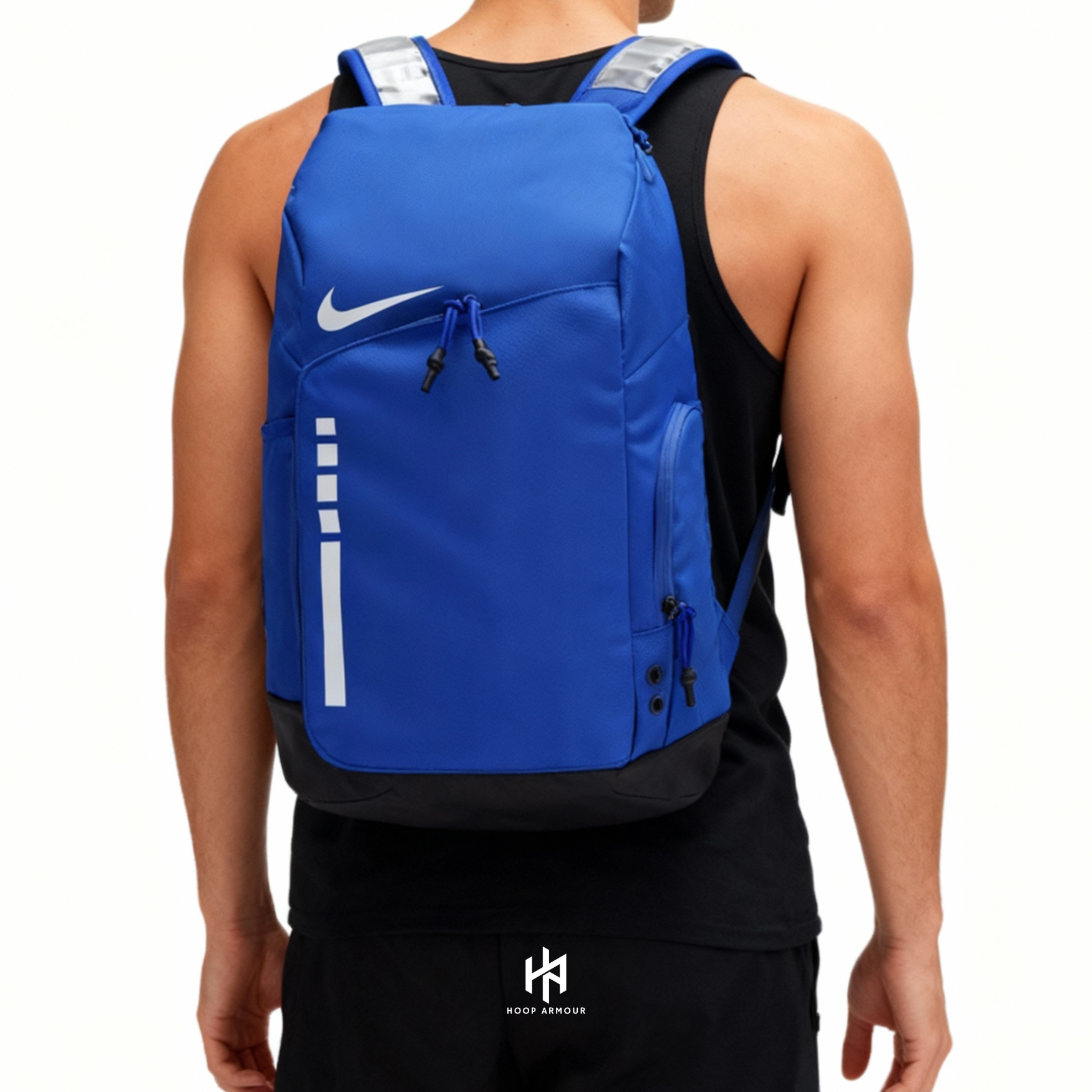 Hoop Armour Elite Backpack Blue White-Maverick