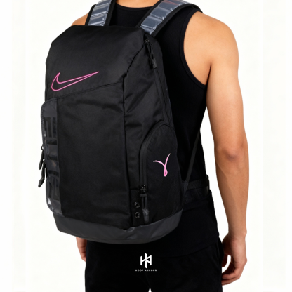 Hoop Armour Elite Backpack Black Pink-Maverick