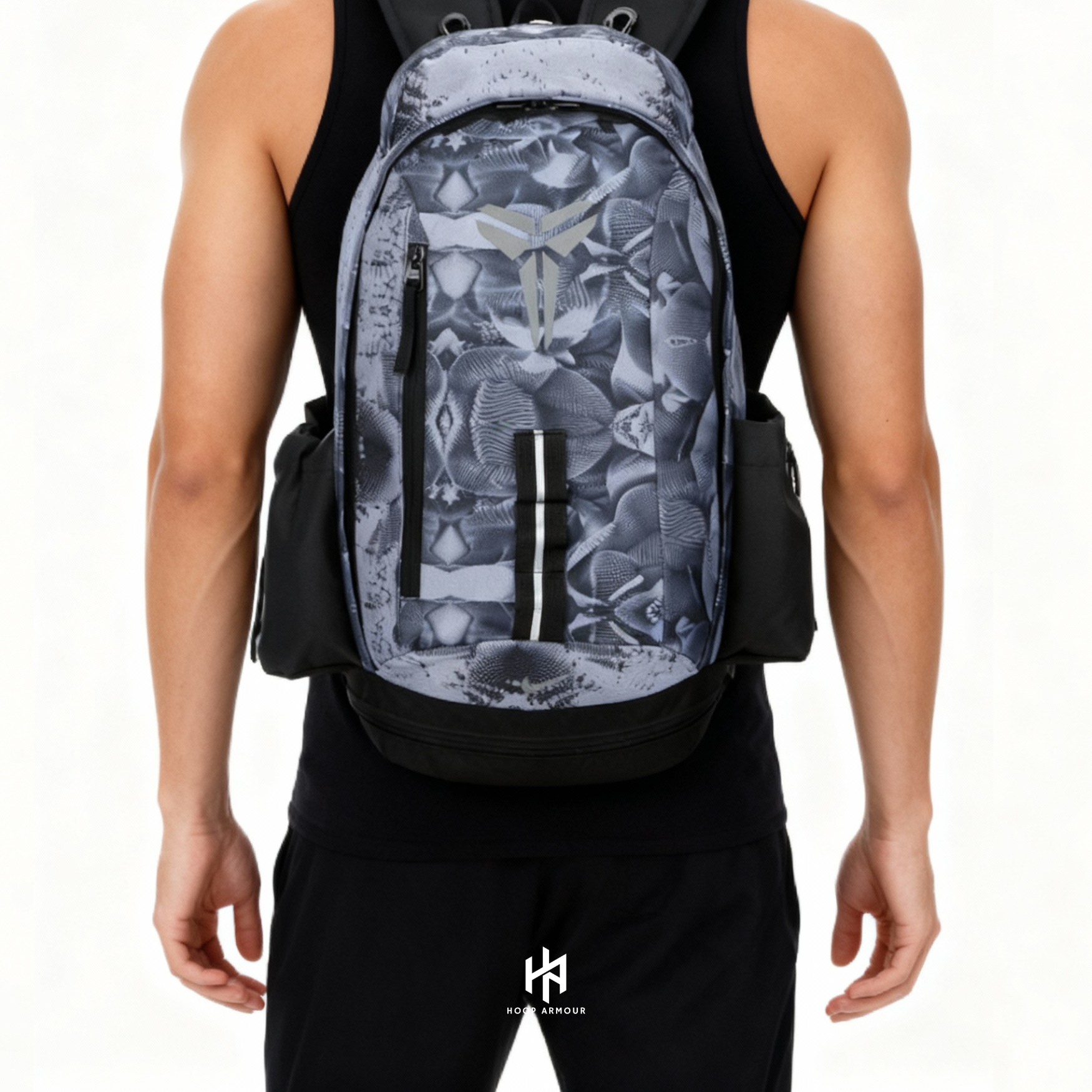 Hoop Armour Mamba Backpack Metallic Blue-Maverick