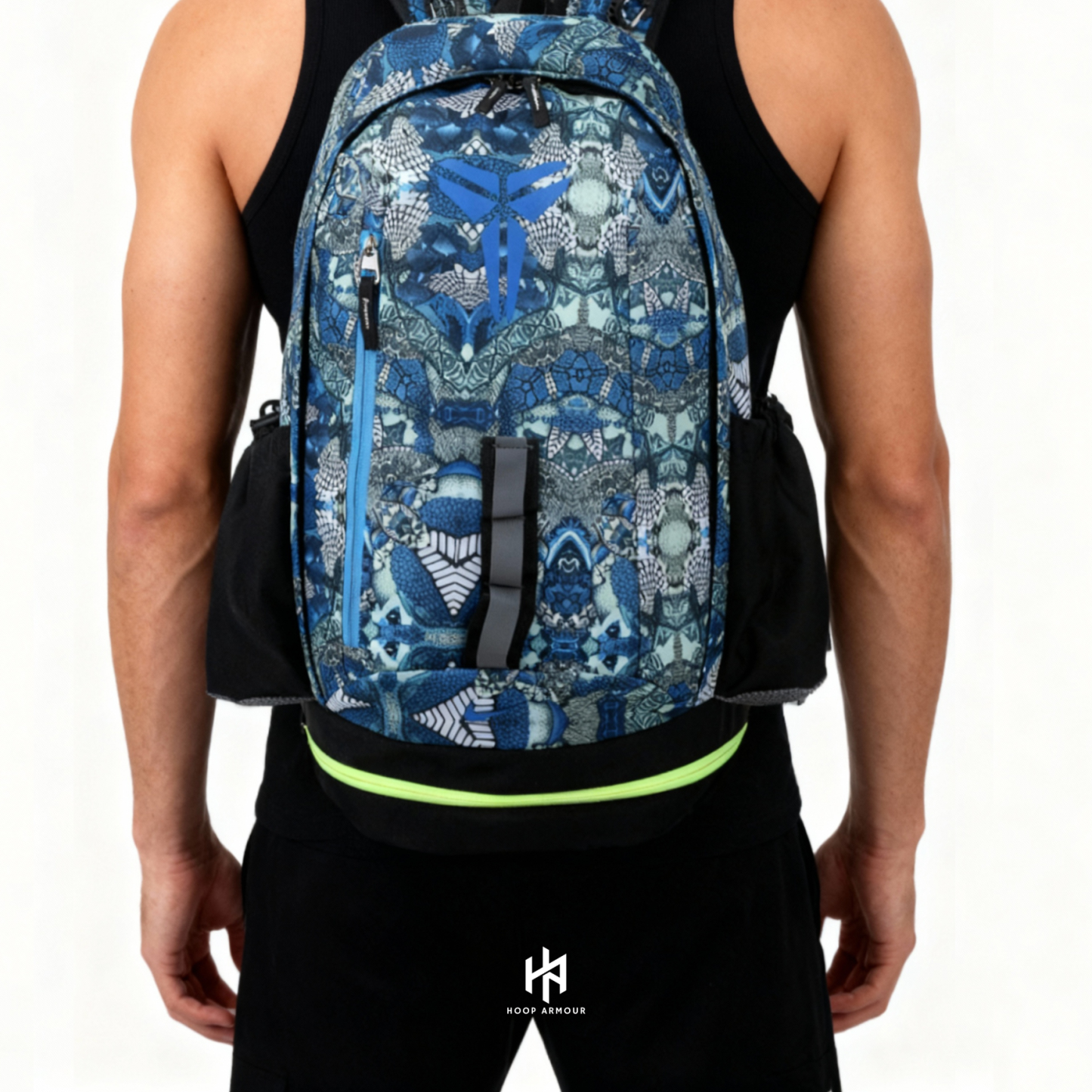 Hoop Armour Mamba Backpack Blue Snakeskin-Maverick
