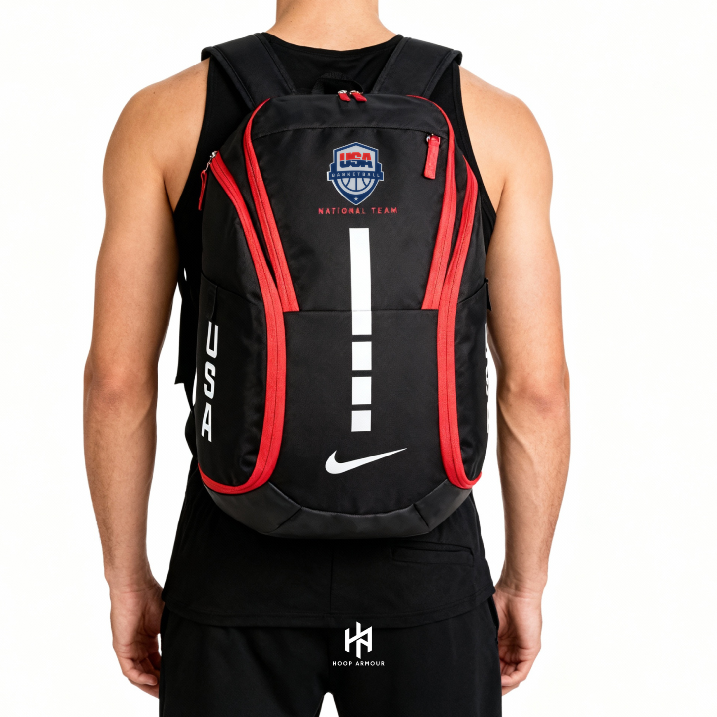 Hoop Armour Elite Backpack Team USA Black-Maverick