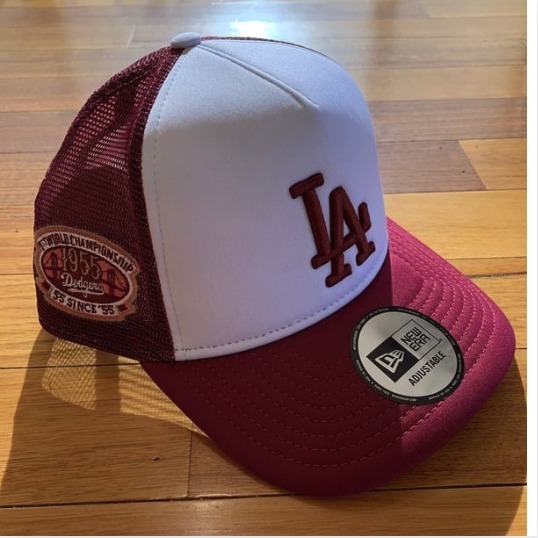 NEW ERA NEW AGE LOS ANGELES DODGERS 940 AF TRUCKERS RUST/COPPER OSFM CAP-Maverick