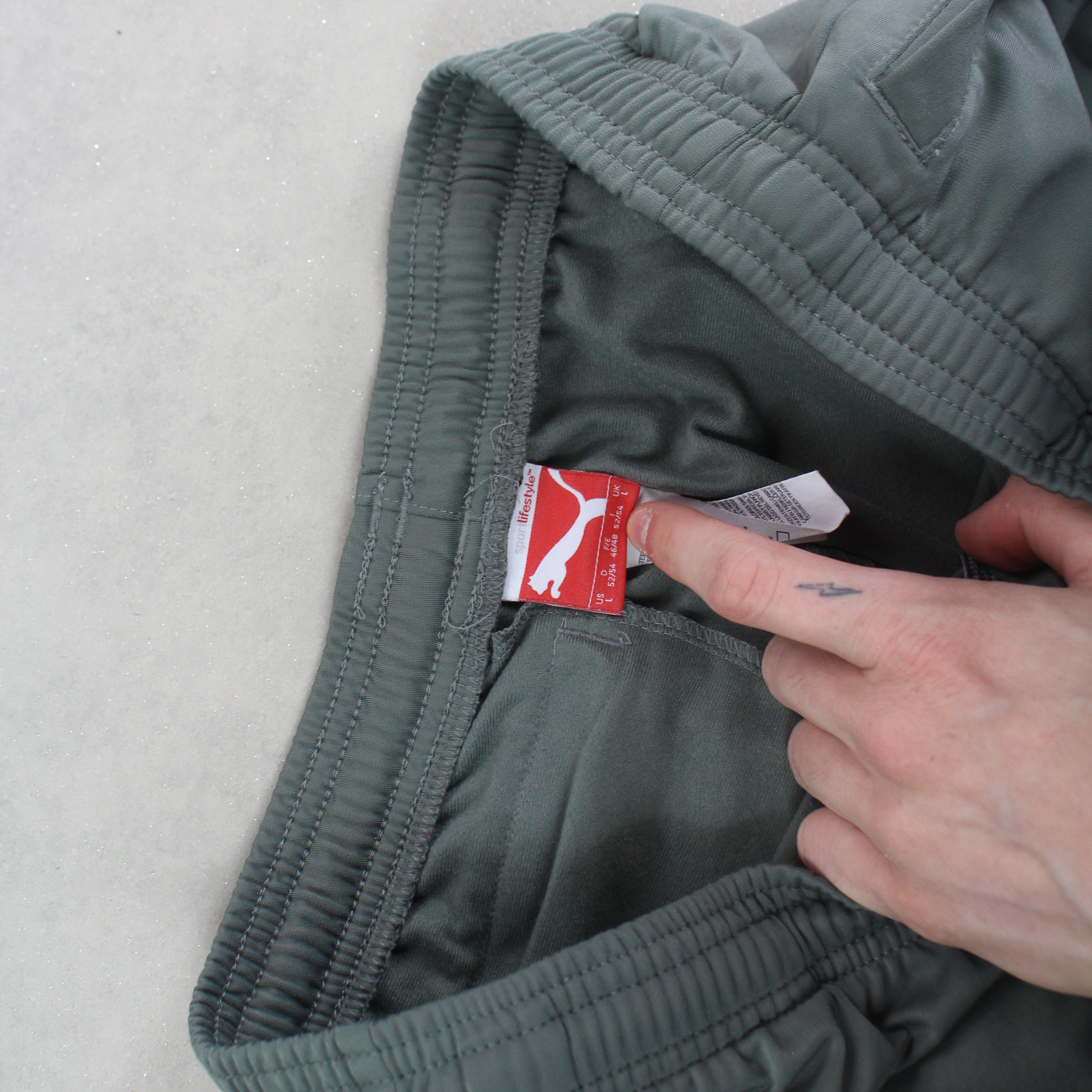 90s Puma Trackpants Green-Maverick