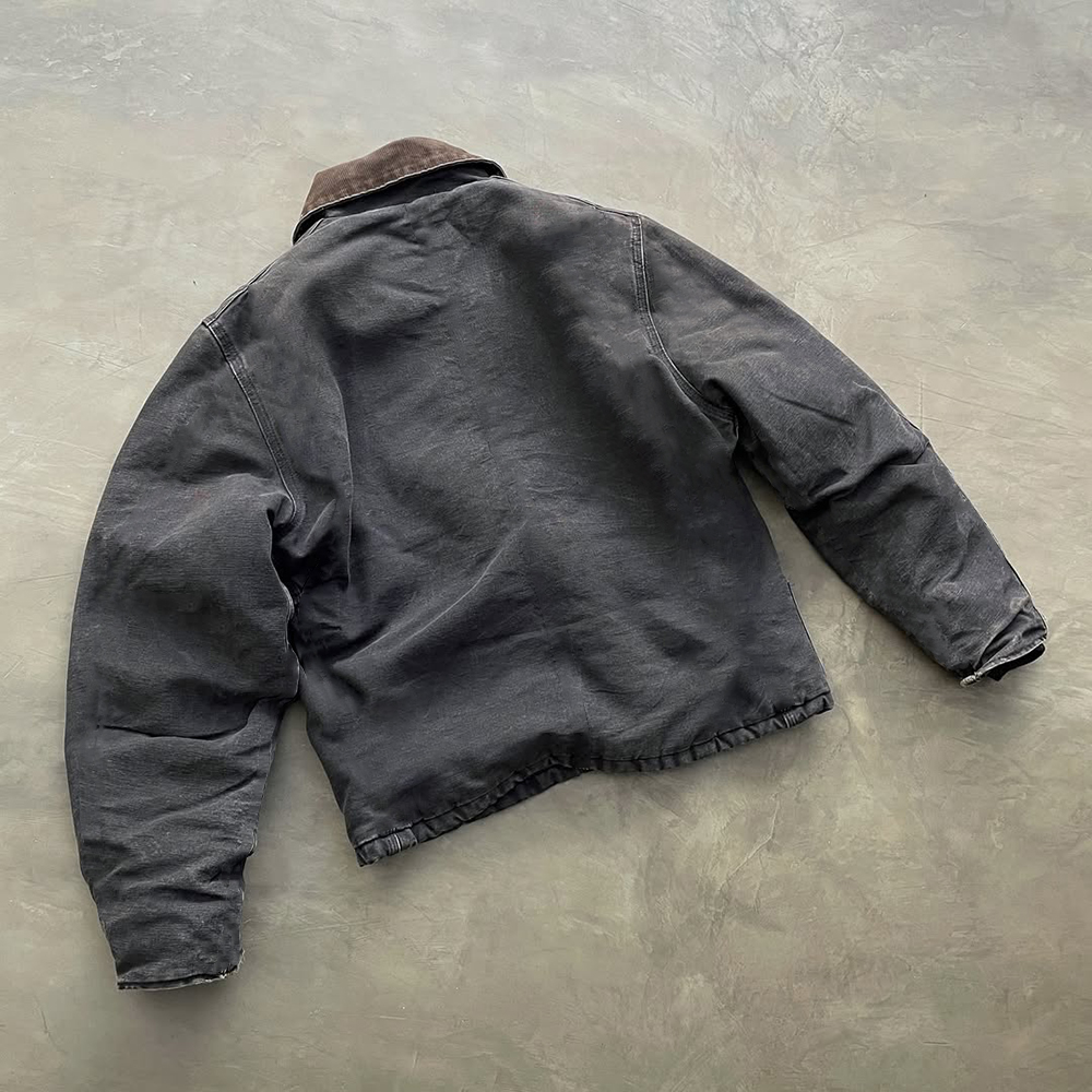 Personalized Buttons Solid Long Sleeve Zipped Jacket-Maverick